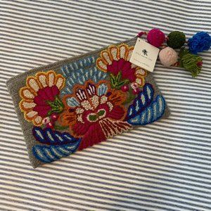 Noonday Embroidered Clutch